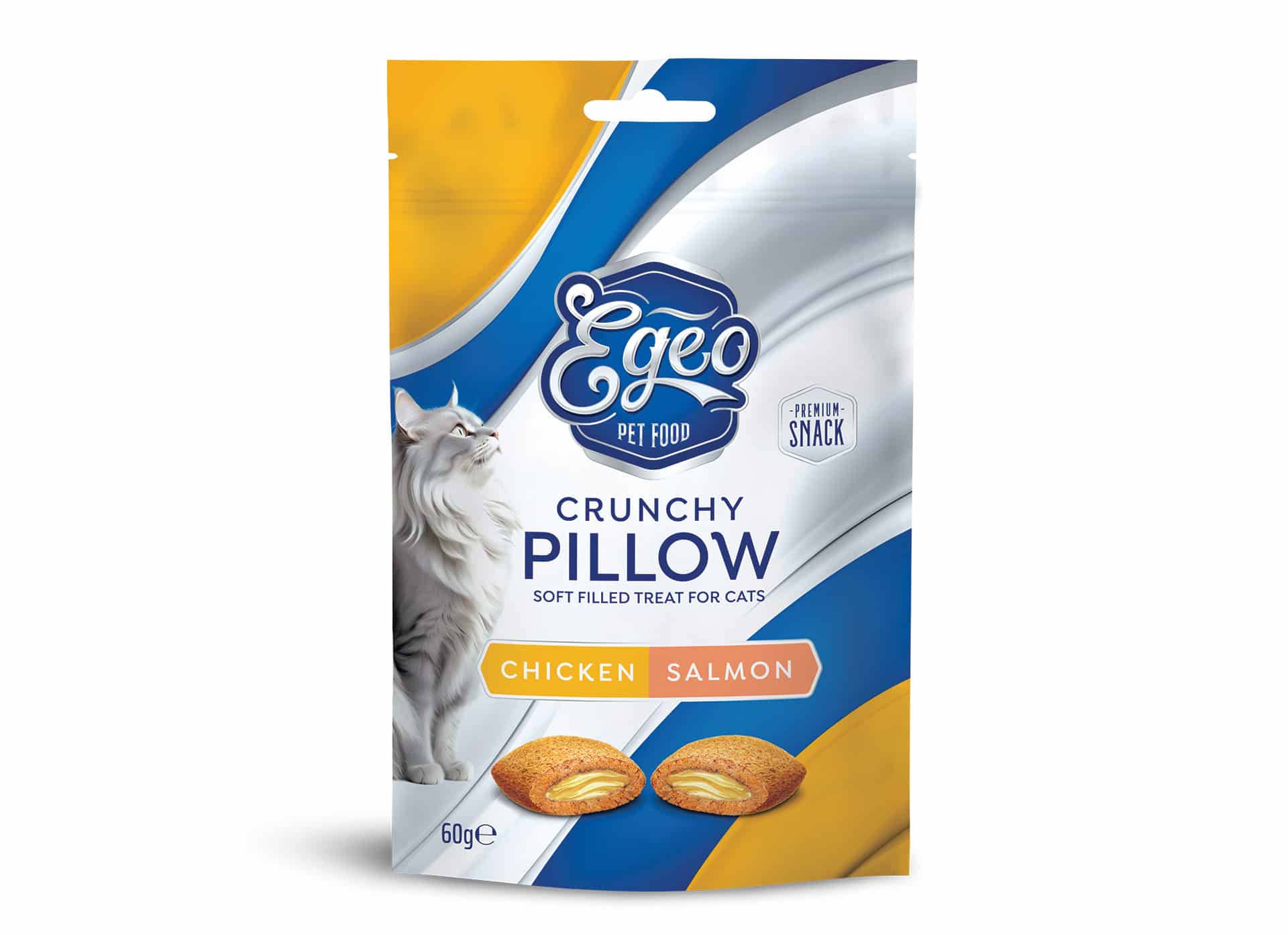 egeo pet food Chicken & Salmon Crunchy Pillow image