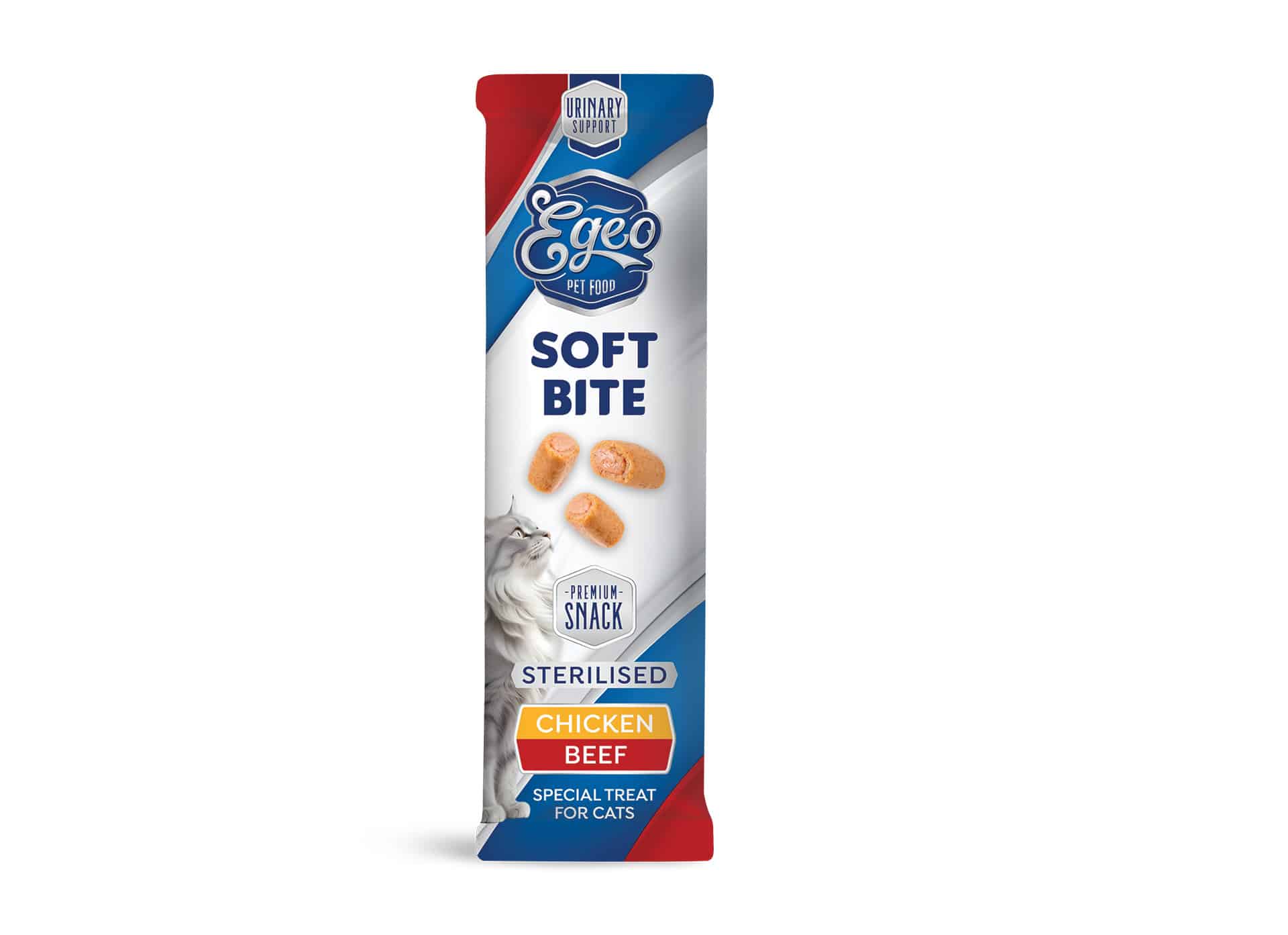 egeo pet food Soft Bites Κοτόπουλο με Βοδινό image