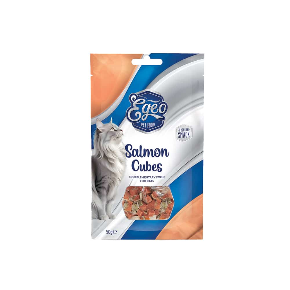 egeo pet food Salmon Cubes Salmon with Cod Skin image