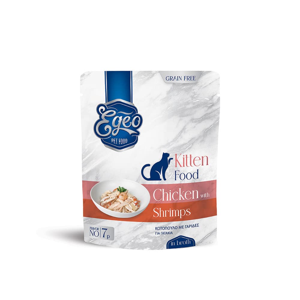 egeo pet food 7p Κοτόπουλο με Γαρίδες image