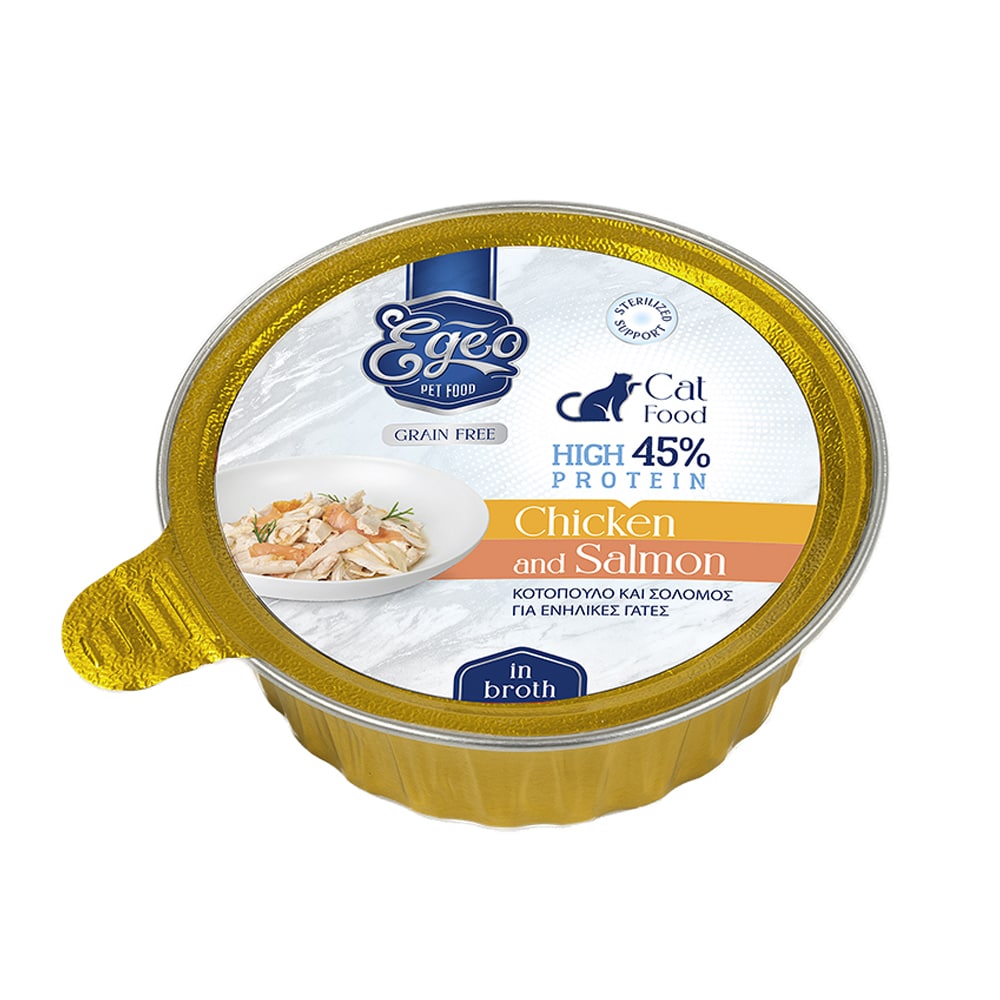 egeo pet food Κοτόπουλο & Σολομός image